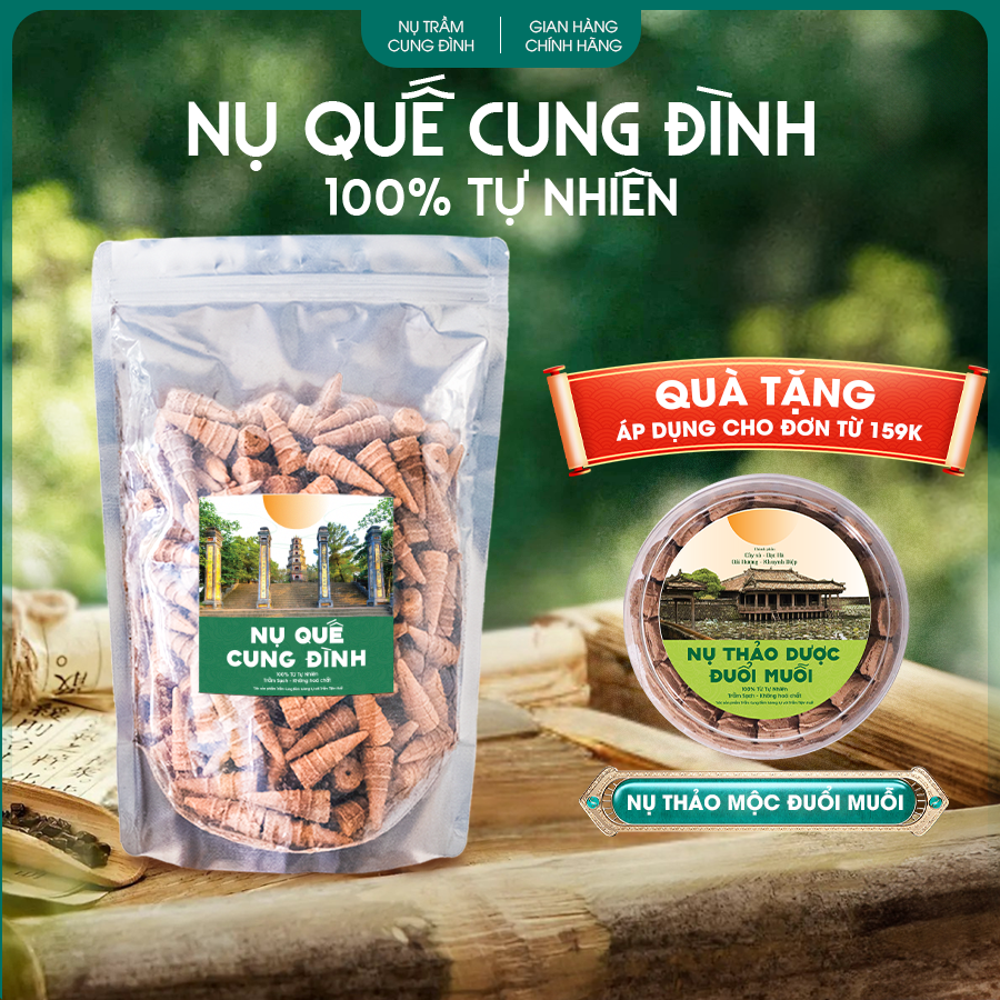Túi 500g Nhang Nụ Quế Cung Đình