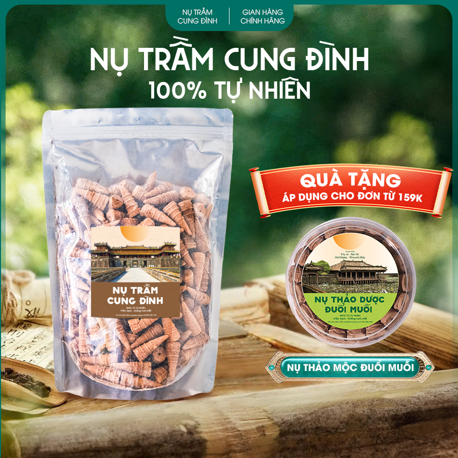 Túi 500g Nhang Nụ Trầm Hương Cung Đình
