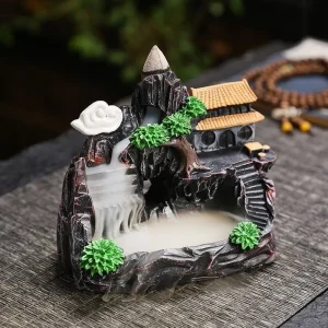 Alternative view of Thác Khói Trầm Hương Phong Thủy Dùng Để Xông Trầm